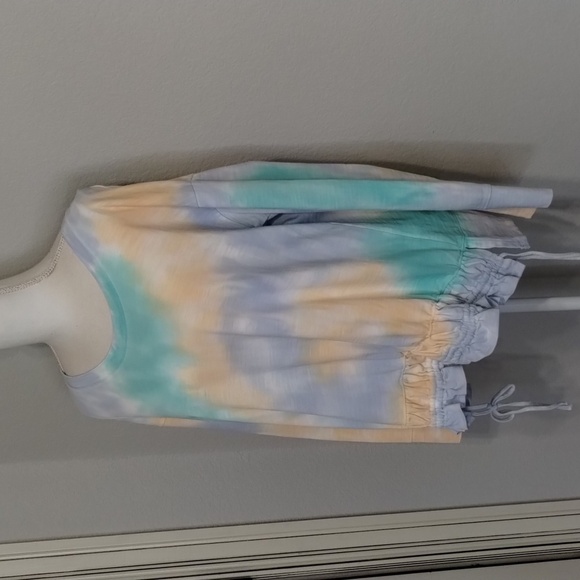 Soft Surroundings Mabel Lounge Tee Tie Dyed Size Small oversized - Picture 2 of 7